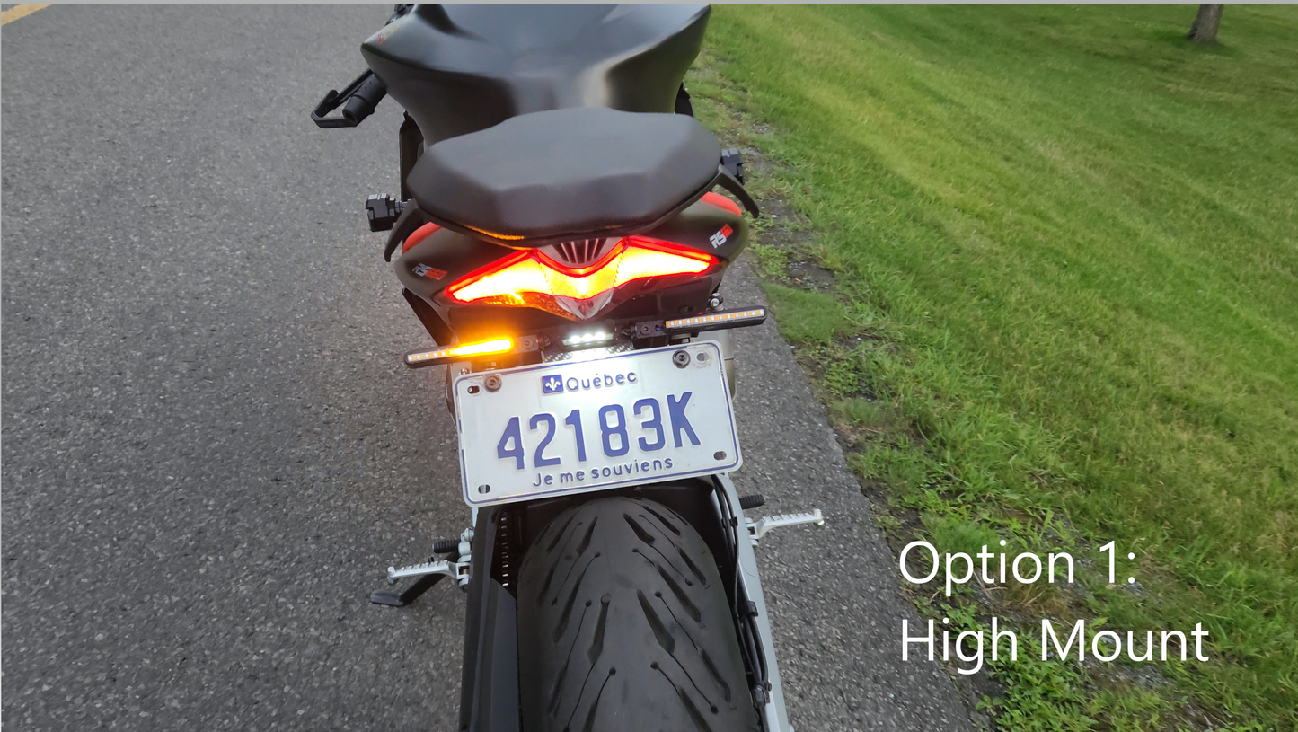 Adjustable Carbon Fiber Fender Eliminator for Aprilia RS 660 /Tuono 660