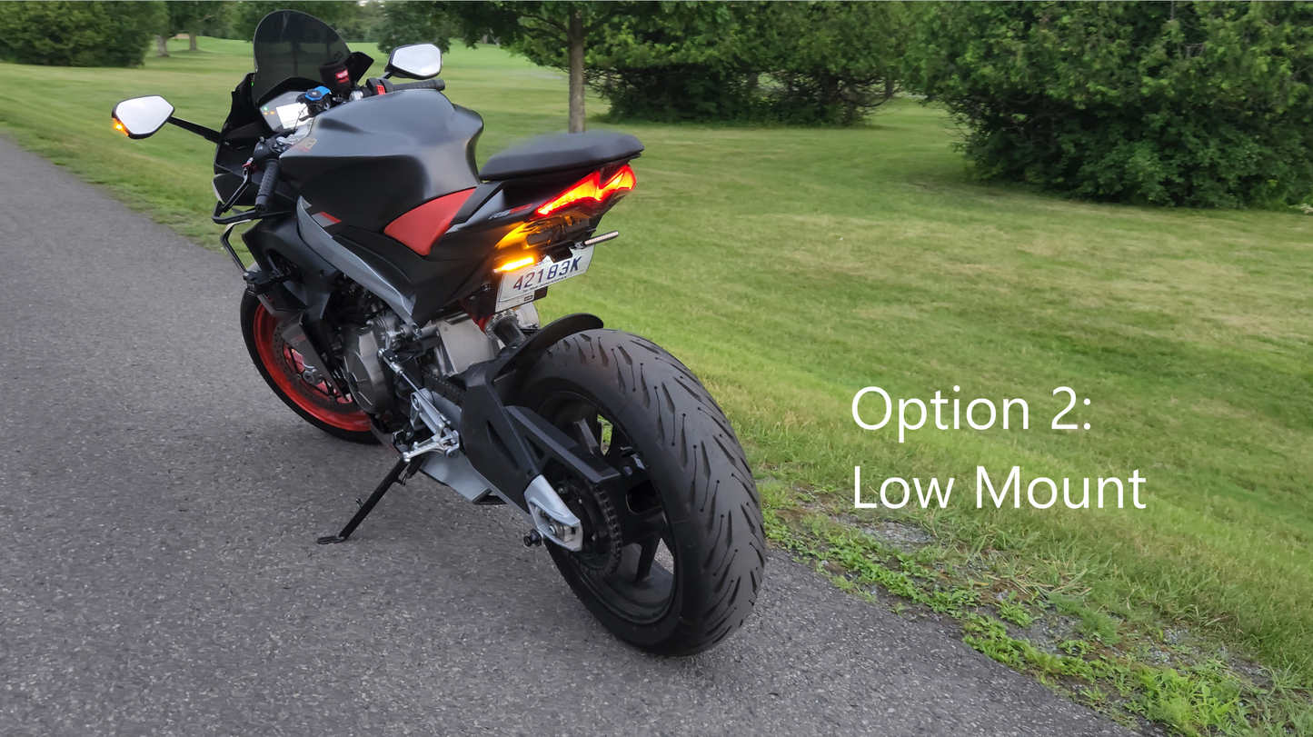 Adjustable Carbon Fiber Fender Eliminator for Aprilia RS 660 /Tuono 660