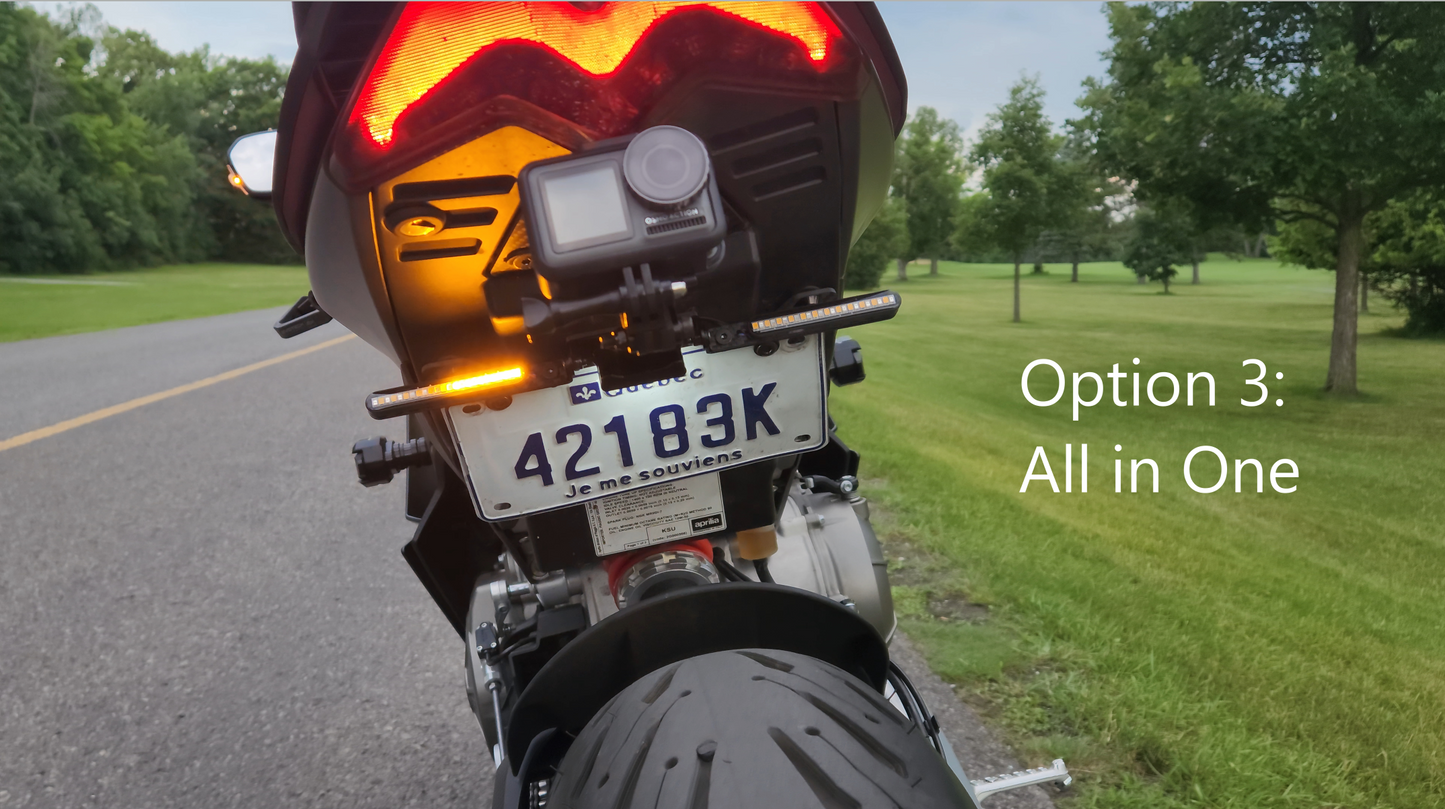 Adjustable Carbon Fiber Fender Eliminator for Aprilia RS 660 /Tuono 660