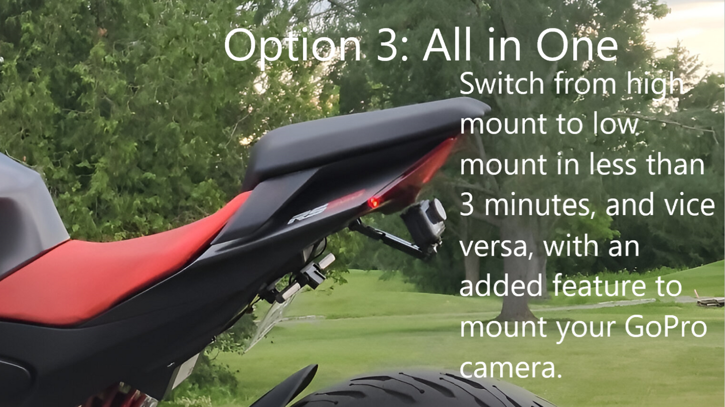 Adjustable Carbon Fiber Fender Eliminator for Aprilia RS 660 /Tuono 660