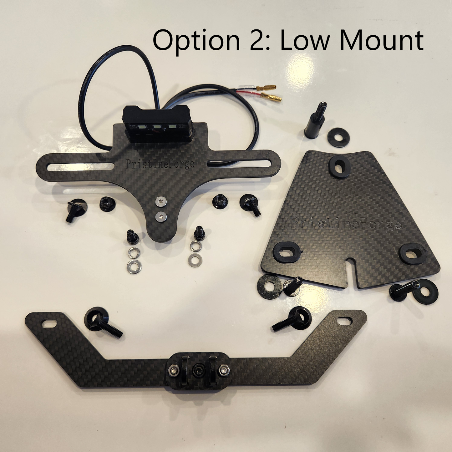 Adjustable Carbon Fiber Fender Eliminator (No Turn Signals) for Aprilia RS 660 / Tuono 660
