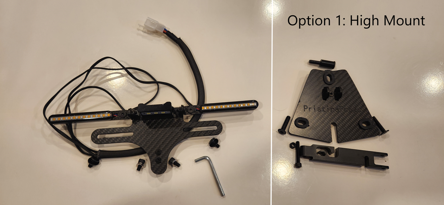 Adjustable Carbon Fiber Fender Eliminator for Aprilia RS 660 /Tuono 660