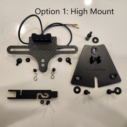 Adjustable Carbon Fiber Fender Eliminator (No Turn Signals) for Aprilia RS 660 / Tuono 660