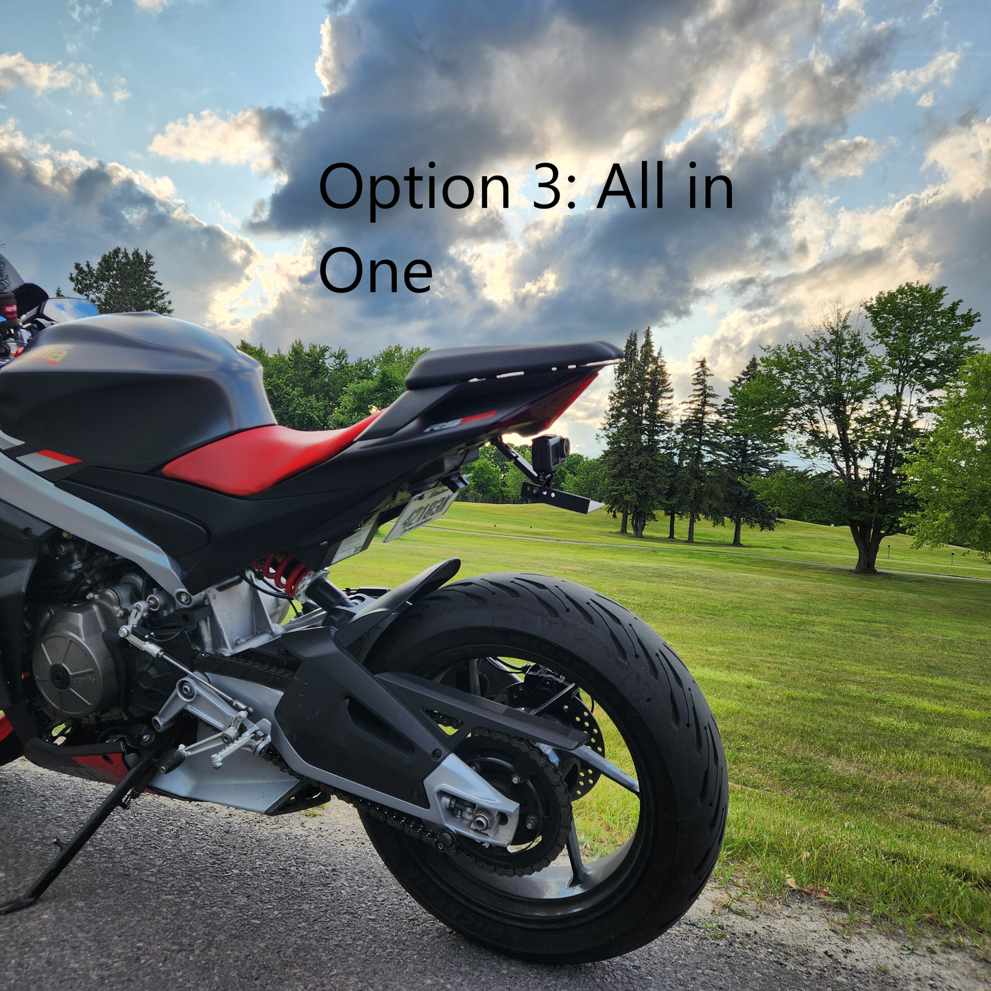 Adjustable Carbon Fiber Fender Eliminator (No Turn Signals) for Aprilia RS 660 / Tuono 660